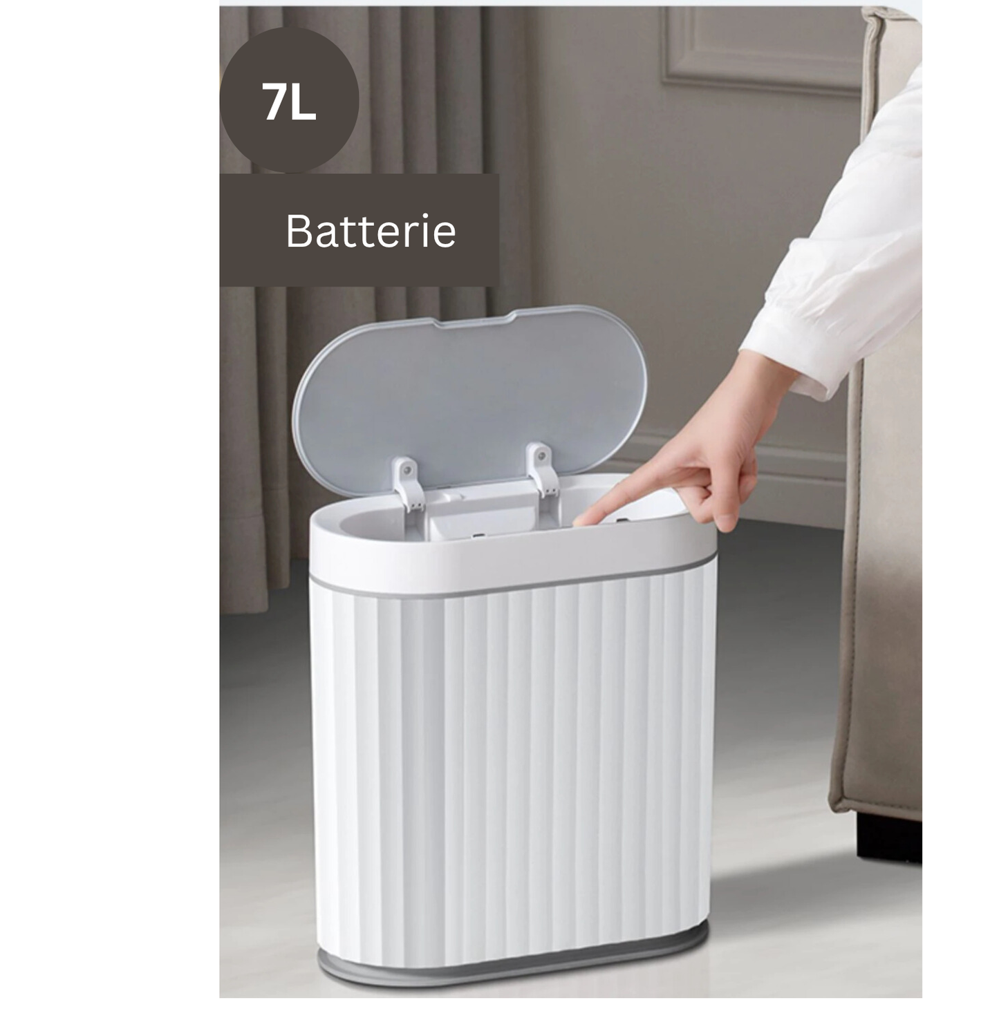 Müllux - Stilvoll Sensor- Mülleimer für moderne Badezimmer