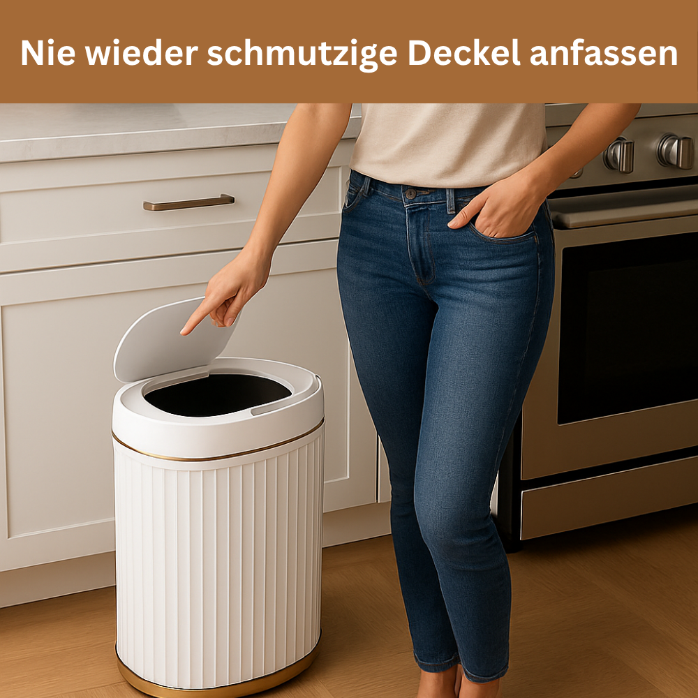Müllux - Stilvoll Sensor- Mülleimer für moderne Badezimmer